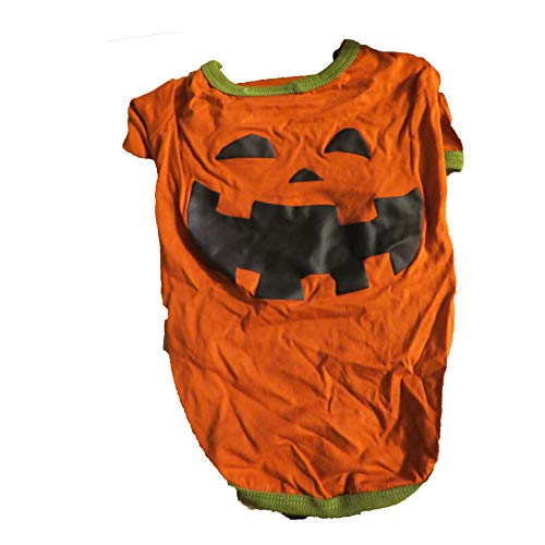 Disfraz camiseta calabaza para perro pequeño talla S
