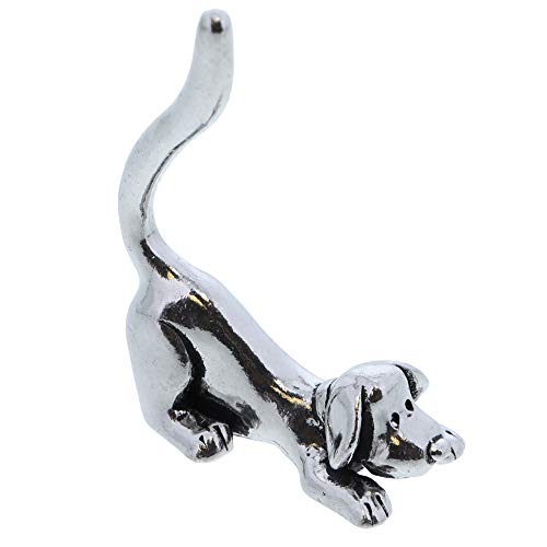 LiShay Adorable Miniature Animal Ring Holder Jewelry Tray Pewter - Dog