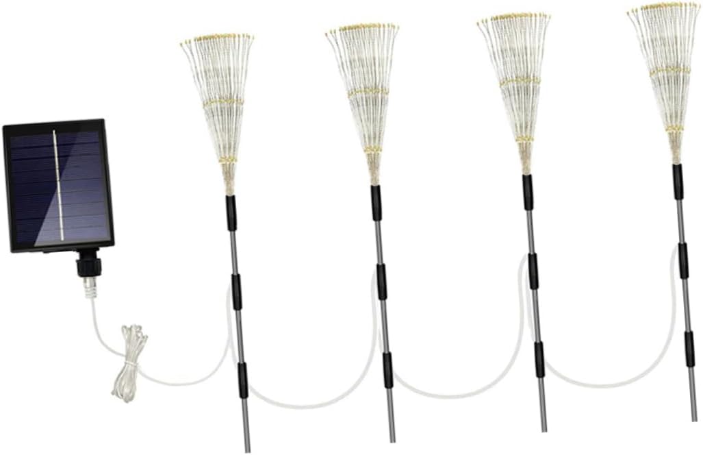 HOMSFOU Outdoor Waterproof Solar Lights Led Garden Decor Perfect for Parties Solar Garden Lamp