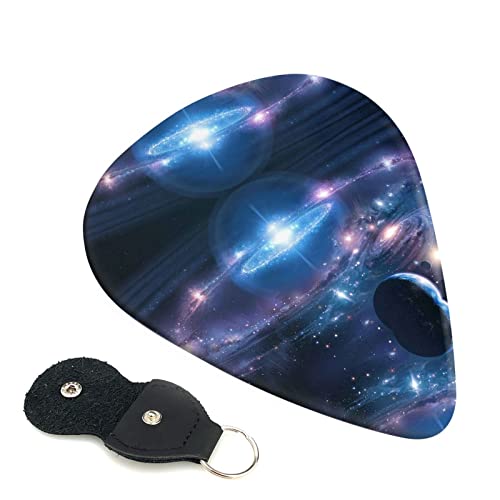 Space Planets Lot de 6 médiators pour guitare acoustique, guitare électrique, basse, ukulélé – fins, moyens et épais. - Les Beatles, Paul McCartney, John Lennon, RIngo Starr, George Harrison Space Planets Lot de 6 médiators pour guitare acoustique, guitare électrique, basse, ukulélé – fins, moyens et épais.