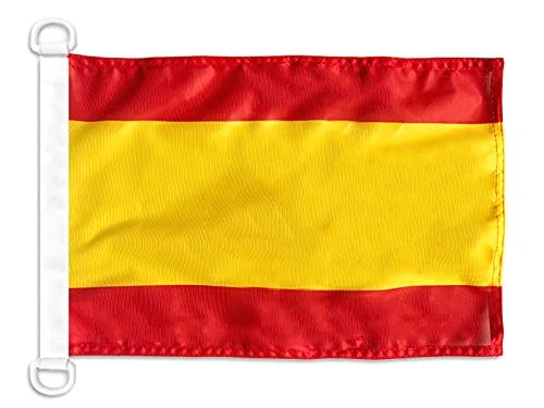 AZ FLAG - Spain without arms Nautical Flag - 18'' x 12'' - For Outdoor and Boat - Spanish civil Banner Knitted Polyester with Two Plastic Rings - Vivid Colors - 12x18 in - 45x30 Cm — image 1