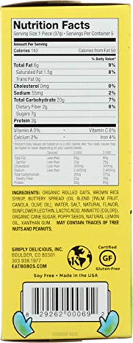 Bobo's Oat Bites, Lemon Poppyseed, 1.3 Ounce (5 Count Box) - image 5