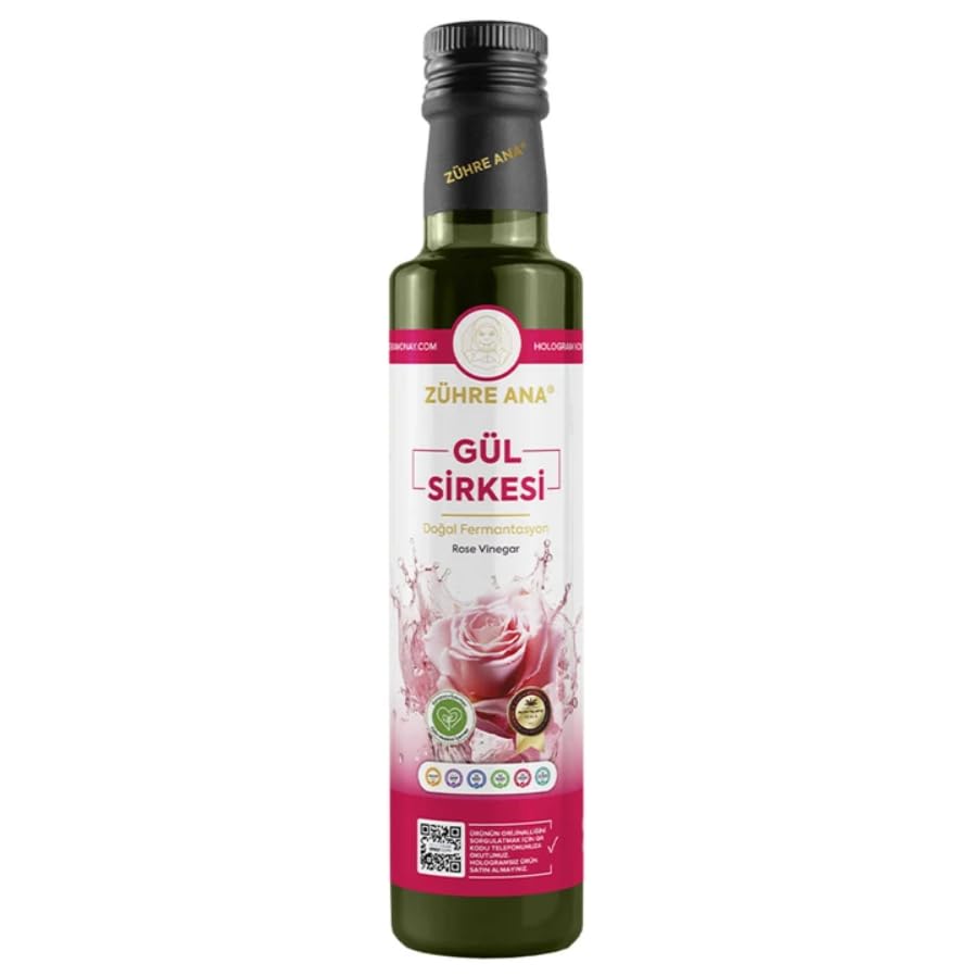 Naturally Rose Vinegar, Additive-Free, 16.9 fl oz (DOĞAL GÜL SİRKESİ)