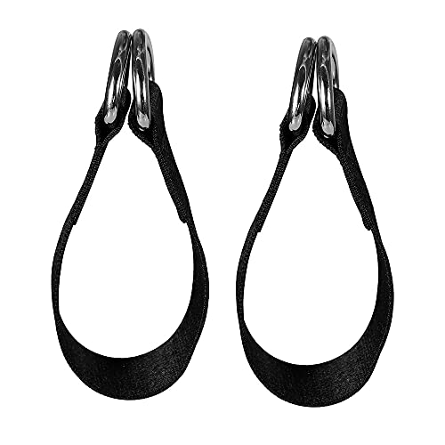 Image of Fitness Abs Straps Pull Up Hanging Straps Ab Slings Straps Abdominal Muscle Training Support Workout Equipment for Pull-Up Workout Gym Perfect for Swing Seat,Plank,Hammock,with 2 Carabiners