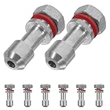 Luxshiny Lot de 8 Tubes D'échappement en Aluminium pour Autocuiseur, Soupape de Sécurité Compatible, Accessoires de Rechange Solide Cuisine, Pièces Détachées Fiables pour Autocuiseur