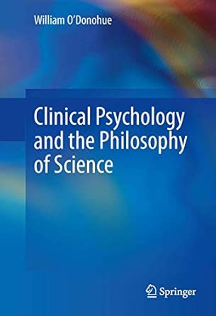 Clinical Psychology and the Philosophy of Science 2013th Edition book cover