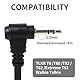 EuAcesry 2 Stück Sicherheits-Radio-Headset mit PTT-Mikrofon, 1 Pin 2,5 mm, kompatibel mit Walkie-Talkie TL-KR T92 H2O T82 T62 T60 XT180 und Co-b-ra - Kopfhörer mit Luftschlauch