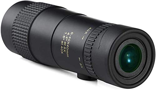KKXXYQFC Teleskopy dla dorosłych astronomia, mocny monokularowy teleskop o dużej mocy 8-40X40 z dużym zoomem profesjonalny teleskop do lornetki kempingowej LLL HD
