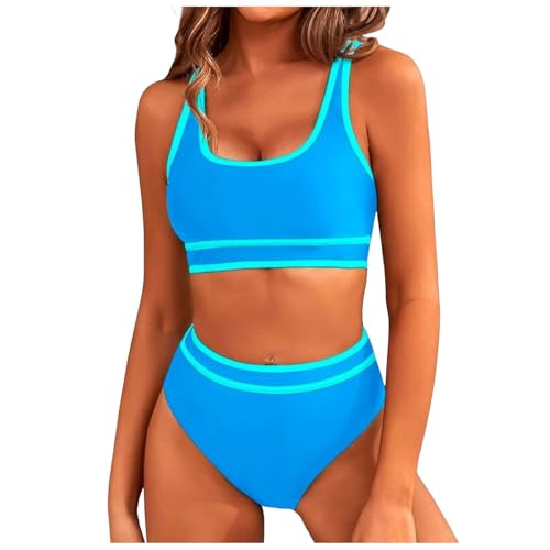 Bikini taille haute rembourré et gainant pour sculpter la silhouette avec confort à la plage