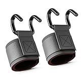 VDYXEW Weight Lifting Hooks for Deadlifting (Pair), 660Lbs Capacity Non-Slip Wrist Support Straps for Men & Women, Gym Wrist Wraps for Pull Up, Fitness, Strength Training, Bodybuilding Workout