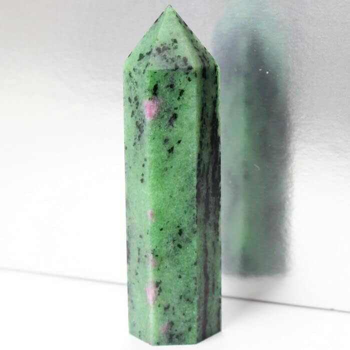 ルビーインゾイサイト 原石 ポイント Point 浄化 石 置物 原石 ポイント ルビー ruby 一点物 天然石 パワーストーン