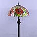 Produktbild Tiffany-Art-Standlampe 64 Zoll Groß, Europäischer Pastoral Sunflower Buntglas-Lese Fußboden-Licht-Antike Basis Für Schlafzimmer Wohnzimmer Studyroom Beleuchtung Table Set,D