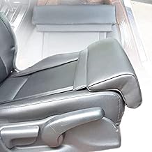 Car Seat Modification Leg Support Car Seat Extender Thigh Support Extension Leg Cushion Leather Leg Cushions Car Driver Seat Chair Leg Extenders,for Cars Buses Trains Offices,Black