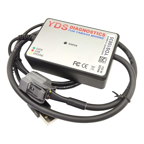 YamahaMarine Y.D.S. Marine Diagnostic Kit for Outboard Engines & PWC - Compatible with EFI 4-Stroke & HPDI Models, Includes Hardware, Software