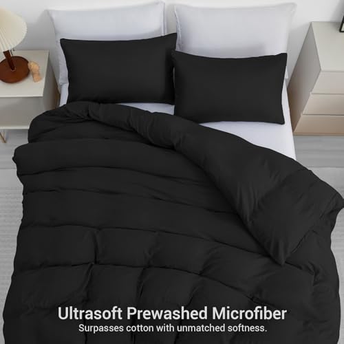 Pamposh Double Duvet Set - Pre-Washed Microfibre Bedding Set for Added Softness & Comfort - Lightweight Premium Quilt Cover Set for All Seasons With Zipper Closure - Image 4