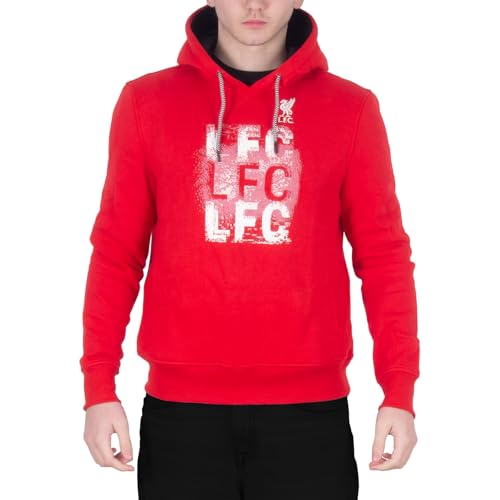 Liverpool FC Mens Hoody Fleece LFC Graphic Official Soccer Gift