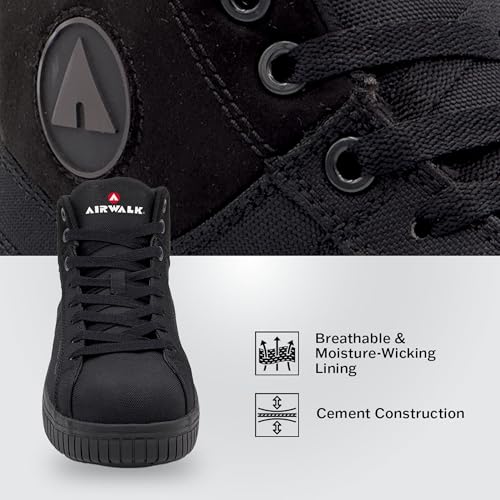 Airwalk Deuce Composite Toe Shoes for Men - Lightweight Work Safety Sneakers - Non-Slip, Electrical Hazard Resistant2