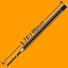 Jaymo Replacement for Sheaffer K 99325 - Measures 3.75 in / 95 mm Long - Ballpoint Pen Refill - 12 Blue