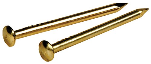Escutcheon Pins, Brass-Plated, 1-In. x 16, 1.5-oz.