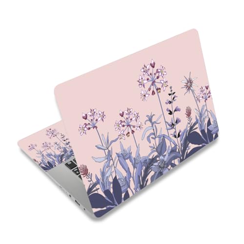 Image of DINKY 13 13.3 14 15.4 15.6 Inches Laptop Skin Sticker Decal Netbook Skin Sticker,15.6 inch Flora Universal Reusable Notebook Art Decal Protector Cover (Flowers Plants)