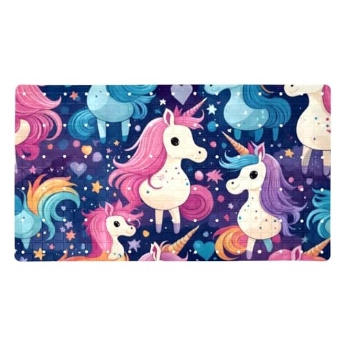 Tapis de bain licorne extra long antidérapant en PVC à ventouses