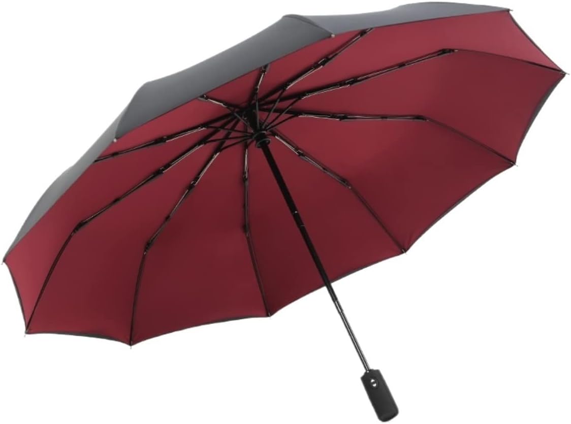 Portable Umbrella for Travel Folding Automatic Umbrella Strong Durable Double-Layer Rain Umbrella Portable Travel Umbrellas for Men and Women Umbrella Outdoor(A-Cloud)