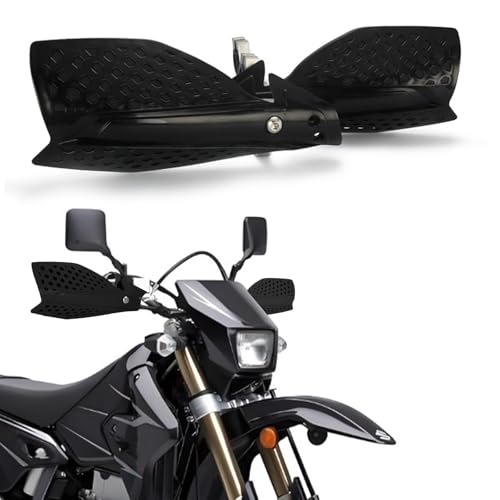 Image of Motorcycle Handguards Double Layer Protection 7 /8 inchand 11 /8 inchUniversal for CRF250R CRF300L KLX 300 KLX 250S RMZ450 DRZ125 YZ85 YZ125 CLX 700 Black