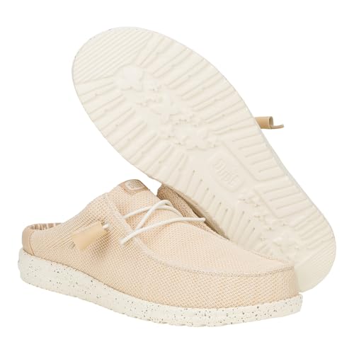 HEYDUDE Wally Slip Stretch Sox Irish Cream Size 10, Mens Shoes, Men's Slip-on Loafers, Comfortable & Light-Weight3