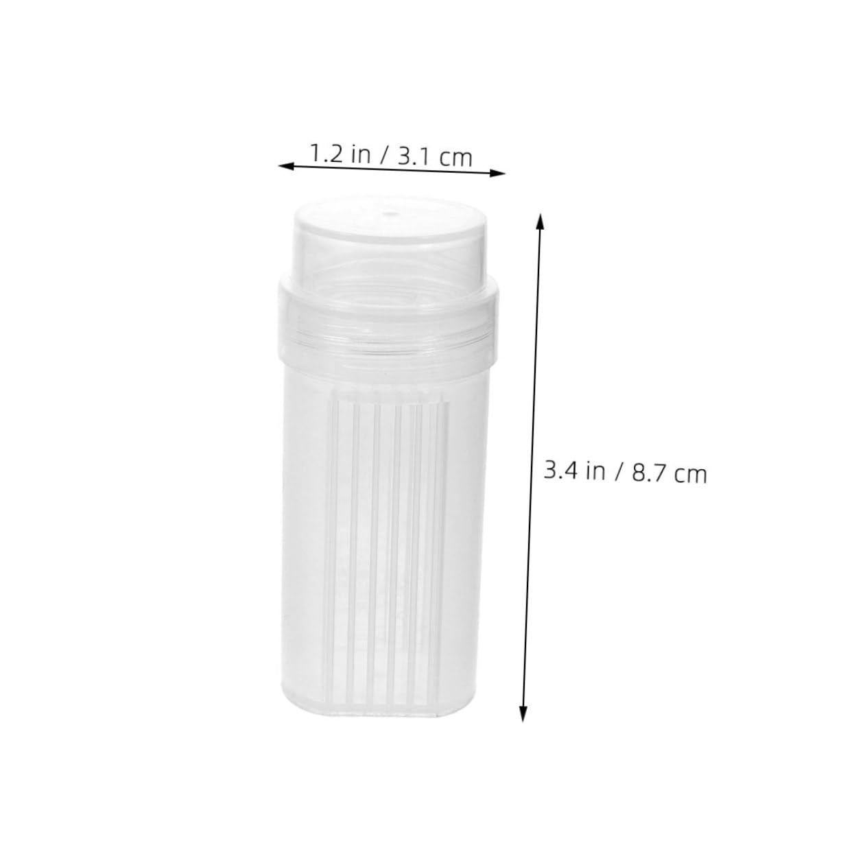 OKUMEYR Staining Jar for Microscope Slides 5 Slides Capacity Lab Staining Tank Portable