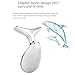 Vibration Face and Neck Massager - Triple-Action Wrinkle Remover for Skin Care, Tightening, and Smoothness (White)