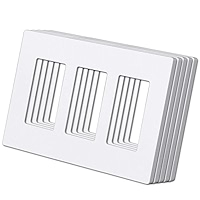 BESTTEN USWP6 Lot De 10 Plaques Murales Sans Vis à 2 Voies