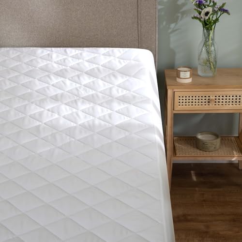 Full Size Mattress Protector – Waterproof Mattress Cover – Deep Pocket Fitted up to 18 Inch – Quilted Mattress Pad – Soft, Breathable, Noiseless Bed Cover Protection