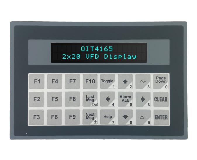 Image of OIT4165-A00-2 x 20 VFD Keypad, 24 Programmable Keys, C1D2, Extended Temp, Baba - Made in The USA.