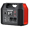 EnginStar Portable Power Station 300W 296Wh Battery Bank with 110V Pure Sine Wave AC Outlet for Outdoors Camping Hunting and Emergency, 80000mAh Backup Battery Power Supply for CPAP