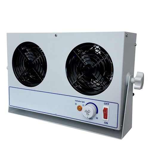 Ventilador Ionizador Antiestático de Escritorio Doble Cabezal miniatura 1