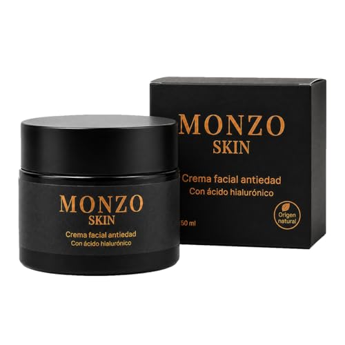 Crema facial antiedad hombre con ácido hialurónico e ingredientes naturales