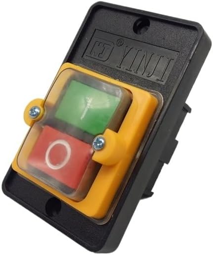 Durable Machine Drill Motor Waterproof Accessories Switch Industrial Push Button for Cutting ON/Off Electric Home for KAO-5M(KAO-5M)