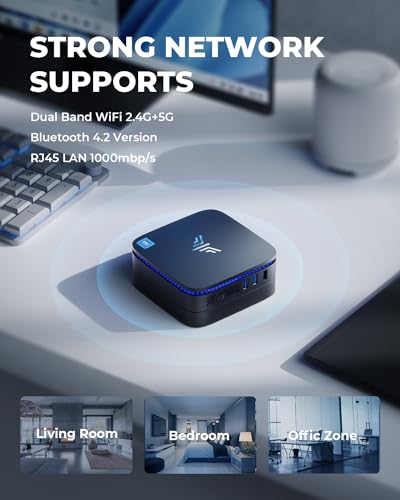 NiPoGi Mini PC Alder Lake N95 - 16GB RAM, 1TB SSD, 4K Dual Display