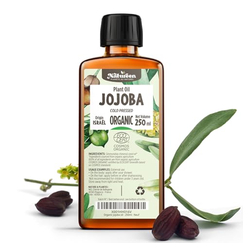 Olio di Jojoba Biologico 250 ml - Puro & Naturale - Pressato a Freddo