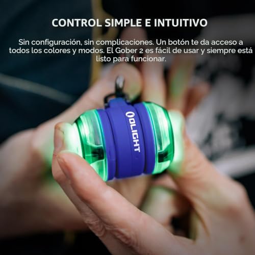 Miniatura 4 de Olight Gober 2 - Luz De Seguridad Led De Alta Visibilidad Con 4 Modos De Iluminación, Advertencia Intermitente Recargable Usb-C Con Clip Para Correr, Ciclismo, Camping, Pasear Al Perro Por La Noche