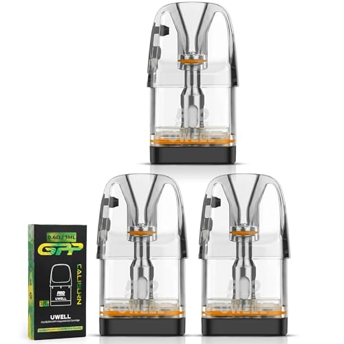 ���[�E�F�� CALIBURN GPP �J�[�g���b�W �d�q�^�o�R �J���o�[��G5/G4/G3�Ή� VAPE �����p�J�[�g���b�W �j�R�`���Ȃ� ���L�b�h�Ȃ� 0.6��*3