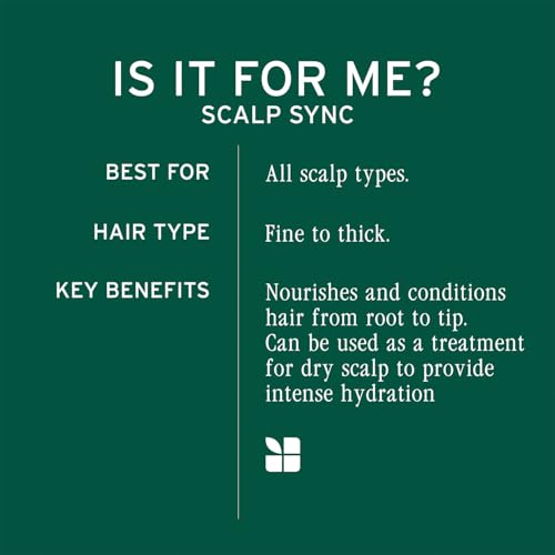 Image of Biolage Scalp Sync Universal Conditioner for Soothed and Hydrated Scalp with Fermented Tea and Glycolic Acid for 72HR Soothed and Hydrated Scalp for Women and Men Vegan and Cruelty-Free