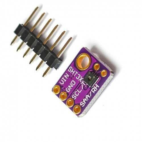 SHT30 Sıcaklık ve Nem Sensörü Modülü, I2C Arayüzü, Breakout Board