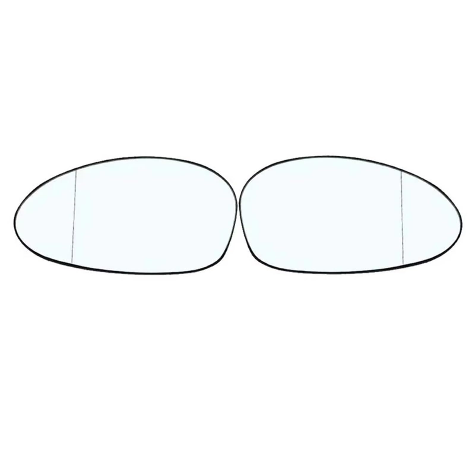 Lentille chauffante en verre miroir pour BMW Z4 E85 E86 E89 E81 E87 2002-2008 - 8