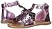 OshKosh B'Gosh Baby-Girl's Winnie Metallic Flower T-Strap Sandal, Purple, 8 M US Toddler