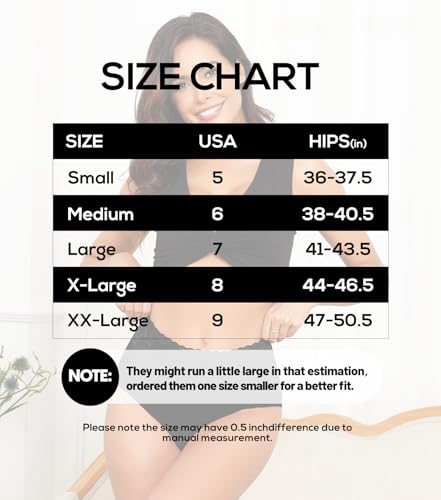 Image of Wealurre Womens Underwear Cotton Bikini Panties for Women High Waisted Lace Hipster Stretch Briefs for Ladies 5 Pack
