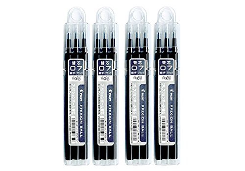 2 X Pilot FriXion Gel Ink Pen Refill-0.7mm-black-pack of 3X2pack value Set