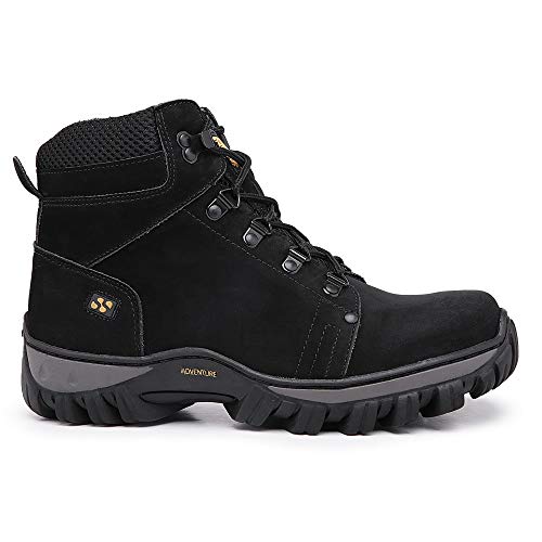 Bota Adventure Coturno Masculino Trail (43, Preto)