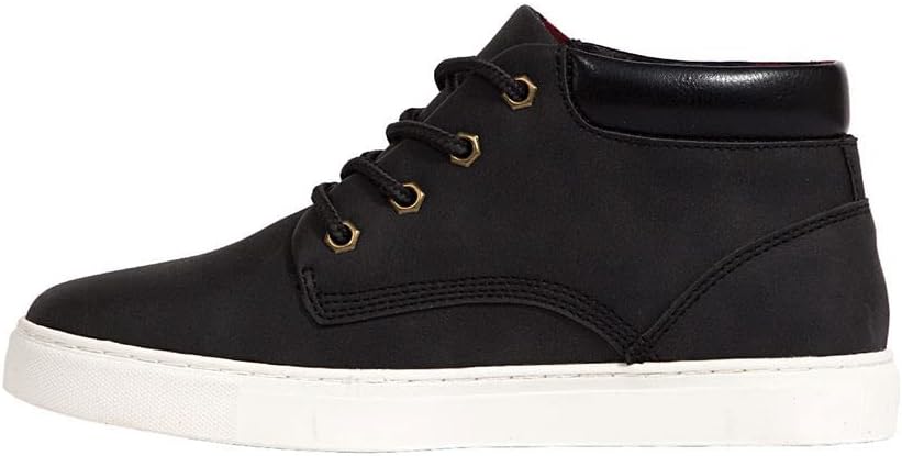 Deer Stags Boy's Warren JR Sneaker, Black, 5.5 Big Kid