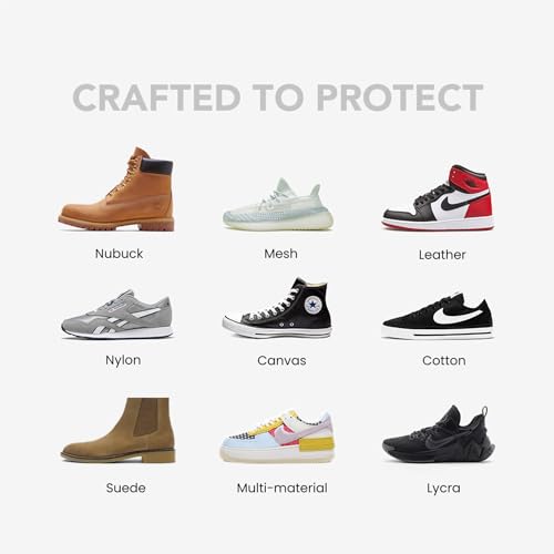 Image of SHOEGR Coat Water & Stain Repellent 200 ml | Invisible Waterproof Shield for Sneakers, Suede, Nubuck, Leather, Trainers, Canvas & Bags | Nano Protection from rain and dust | RPL for Shoes